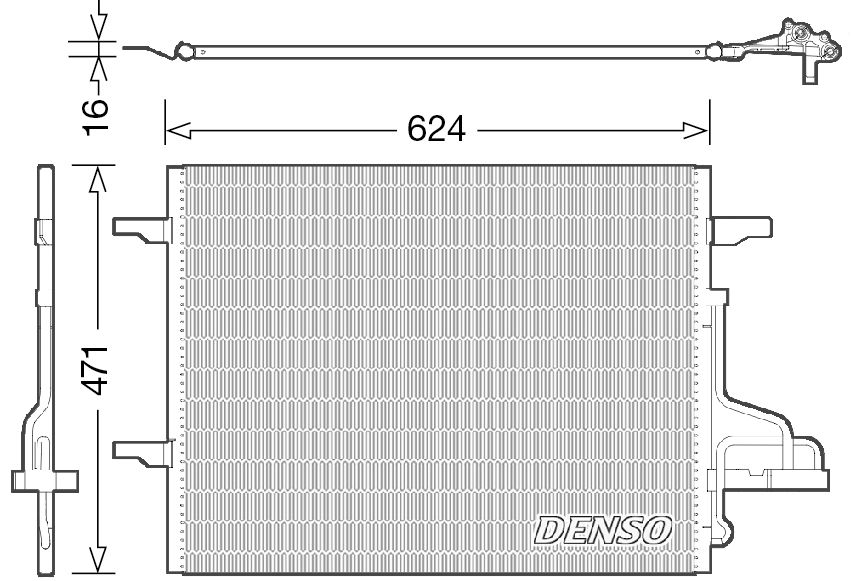Denso Aircon Condenser DCN10027